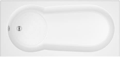 Bañera Rectangular Acrílica Blanca 1700x800mm