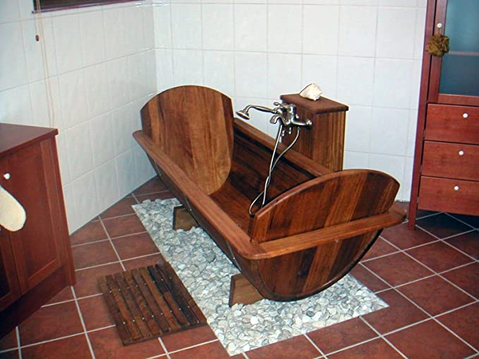 Bañera de madera 